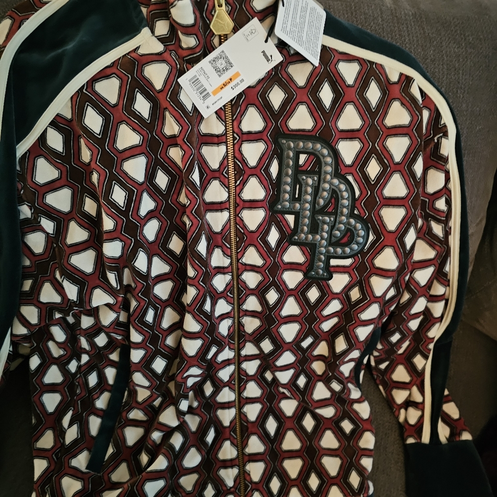 New Puma x Dapper Dan T7 Jacket mens size small Multi-Color Harlem design rare - Picture 12 of 13